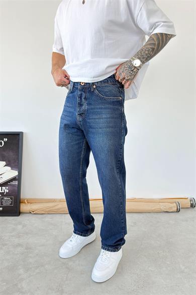 Vintage Mavi Soft Degrade Baggy Pantolon
