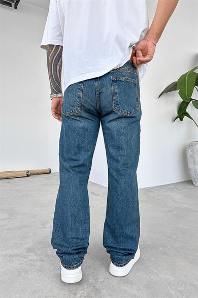 Vintage Mavi Soft Degrade Premium Baggy Pantolon