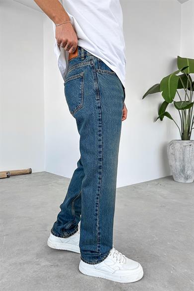 Vintage Mavi Soft Degrade Premium Baggy Pantolon