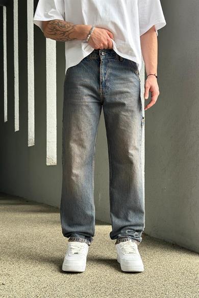 Vintage Tasarım Cepli R15 DL Baggy Pantolon