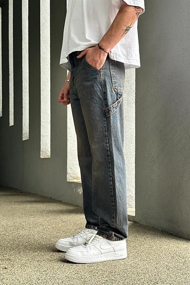 Vintage Tasarım Cepli R15 DL Baggy Pantolon