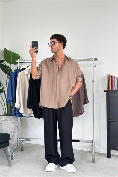 Vizon Soft Premium Oversize Gömlek