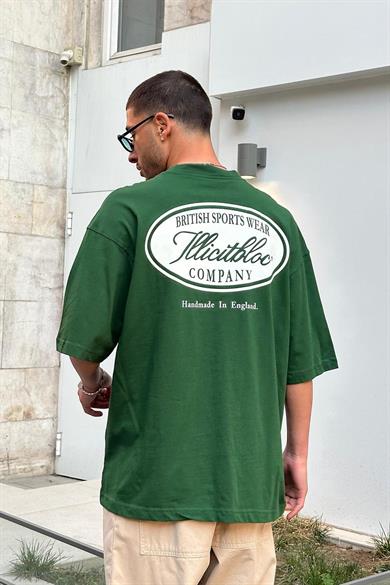 Yeşil British PH Oversize Tişört