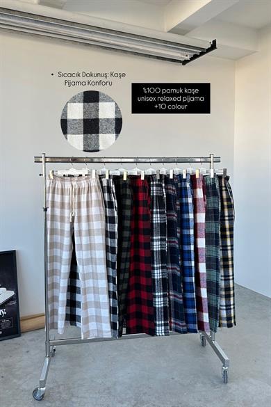 Yeşil Çizgili Unisex Relaxed Pijama