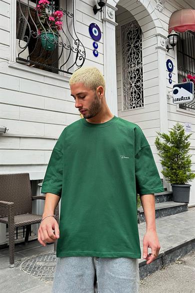 Yeşil Dreamer OUTPLENTY PREMİUM Oversize Tişört