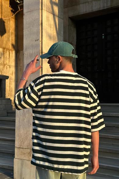 Yeşil Flamingo 09 BS Oversize Tişört