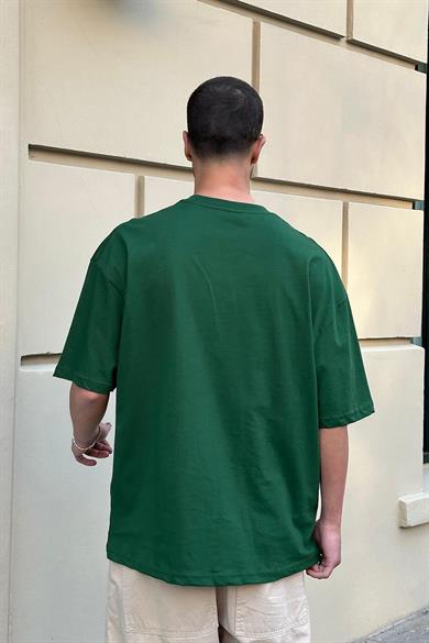 Yeşil New Orleans 01 PM Oversize Tişört