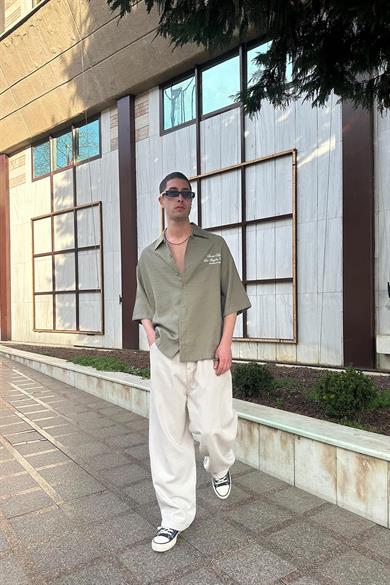 Yeşil Sunsed Blud  PH Oversize Gömlek
