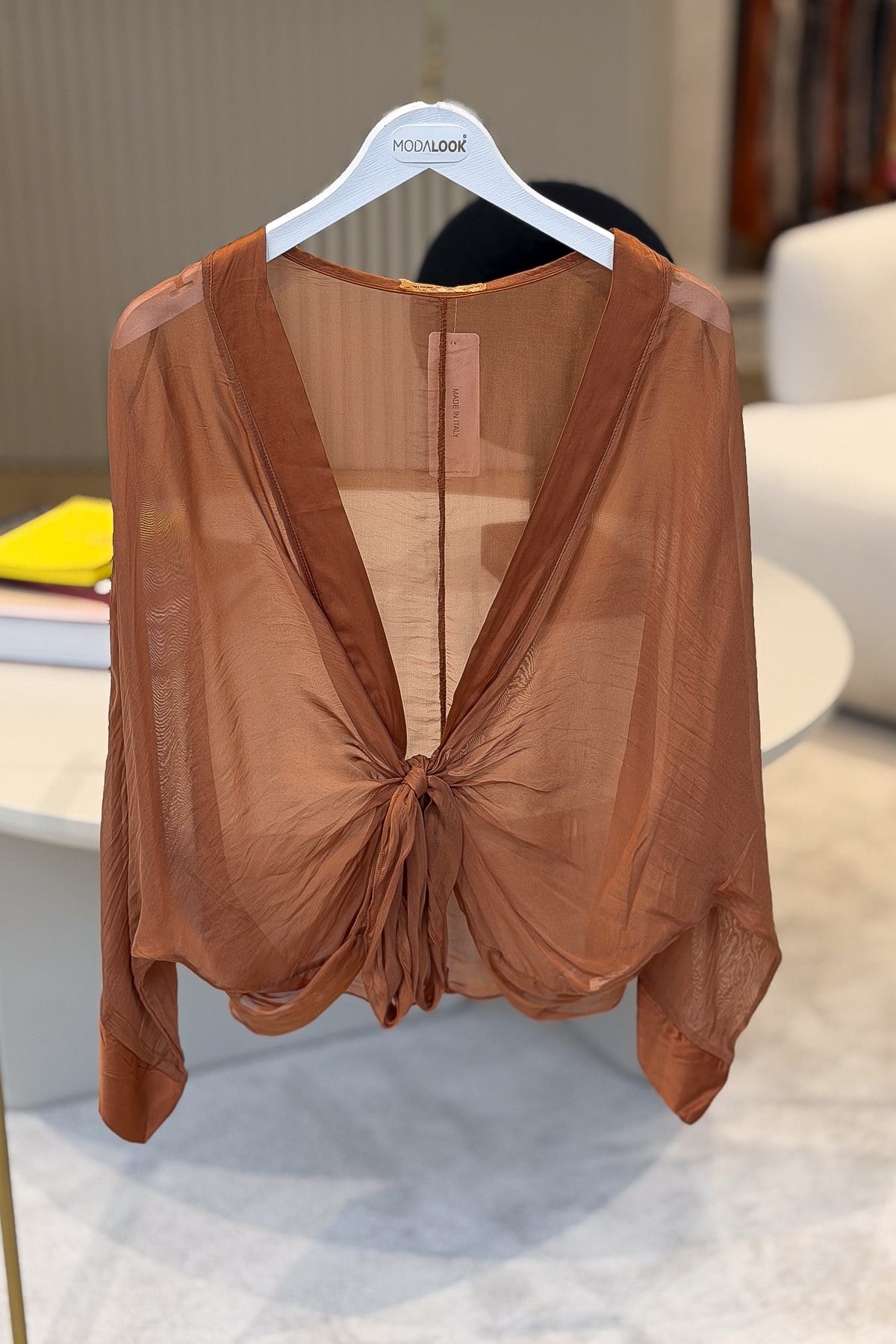 İpek Bolero Taba RenkCEKET