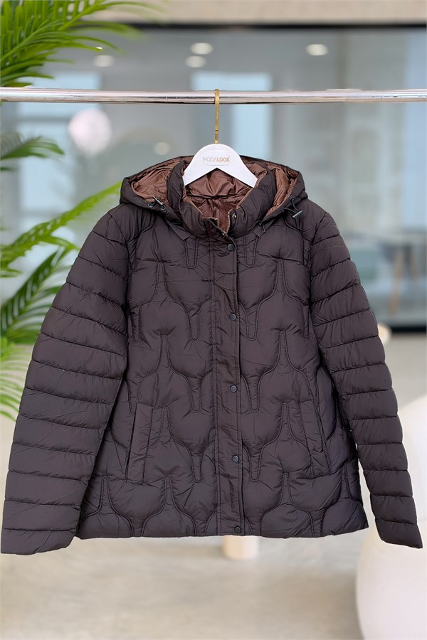 Çift Taraflı Kullanılan Anorak Mont Siyah Renk