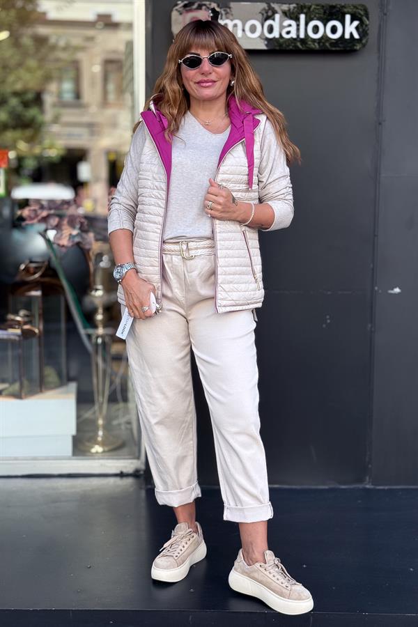 Çift Taraflı Yelek Siklemen Renk