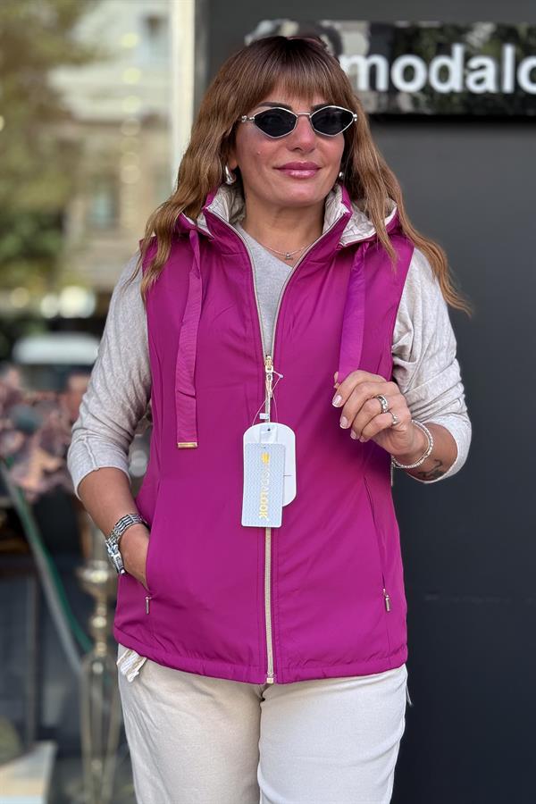 Çift Taraflı Yelek Siklemen Renk