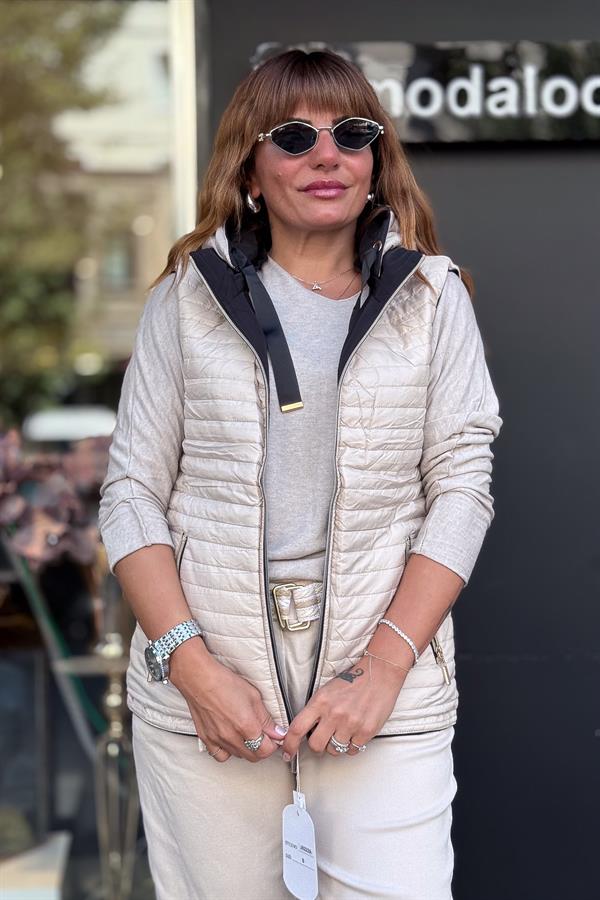 Çift Taraflı Yelek Siyah Renk