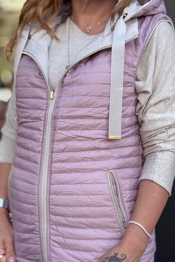 Çift Taraflı Yelek Taş Renk