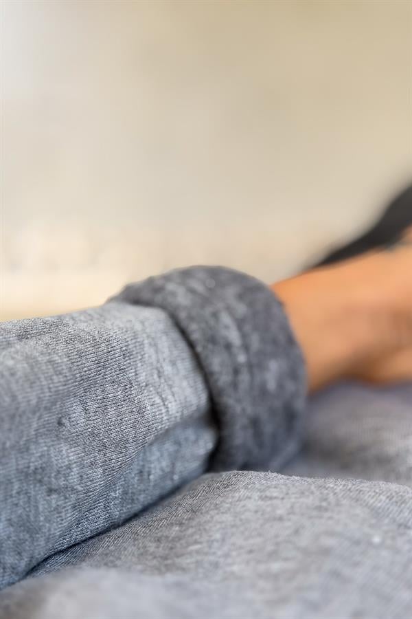 İçi Jardonlu Düz Basic Balıkçı Yaka Triko Gri Renk