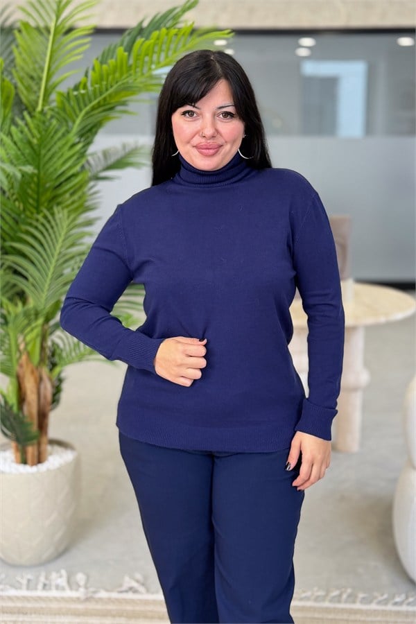 Modal Kumaş Balıkçı Triko Lacivert Renk