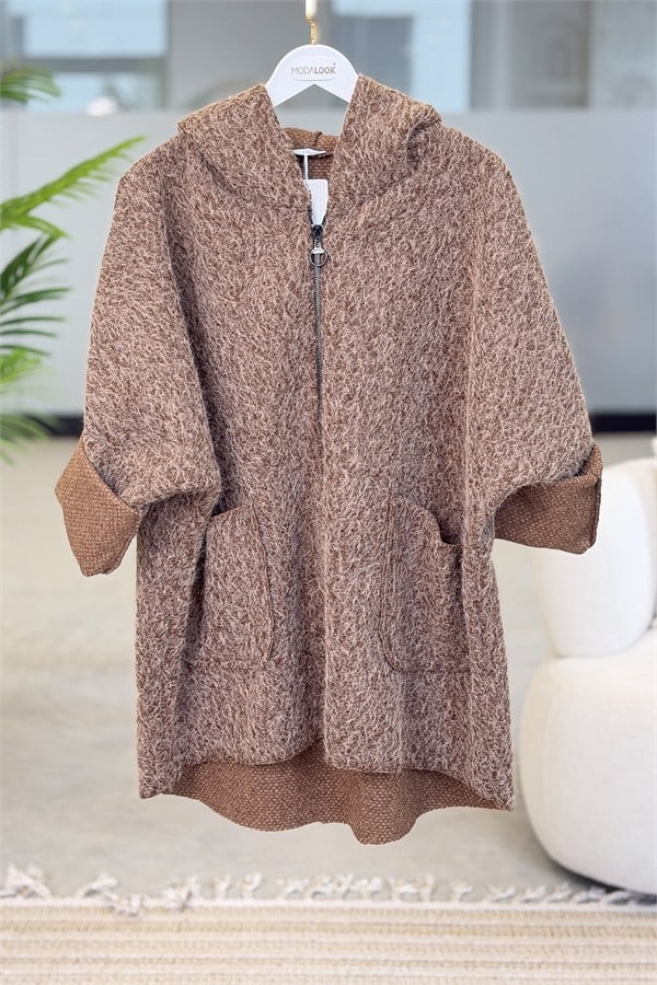 Oversize Kalıp Keçe Kaban Deve Tüyü RenkMONT & KABAN