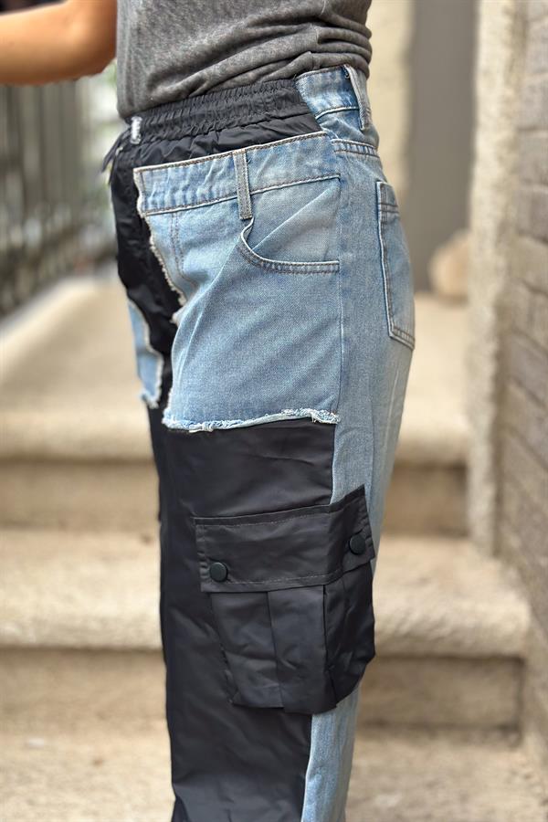 Tasarım Kot Pantolon Antresit Renk