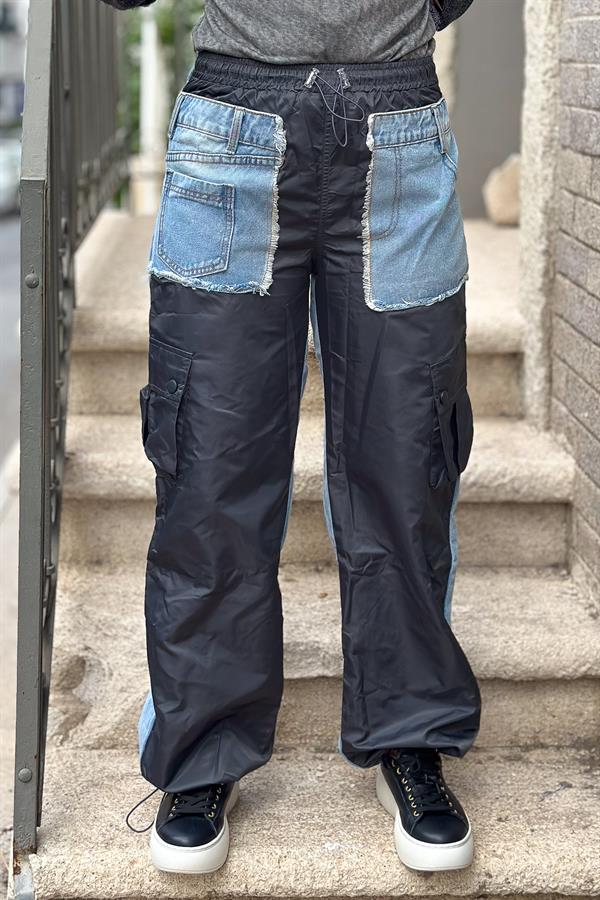 Tasarım Kot Pantolon Antresit Renk