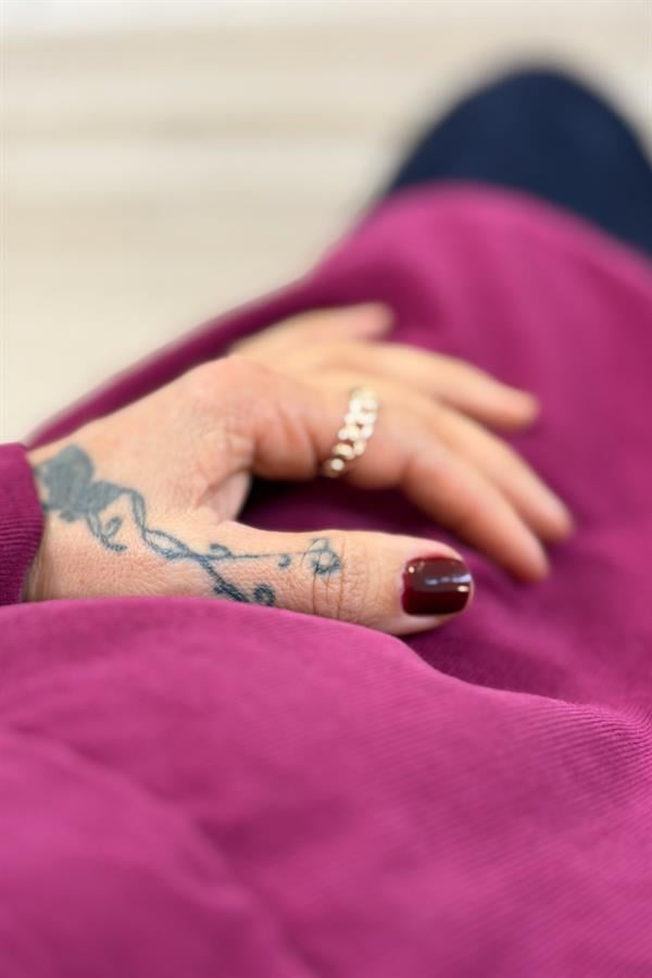 Tek Cepli Kadife Gömlek Siklemen Renk