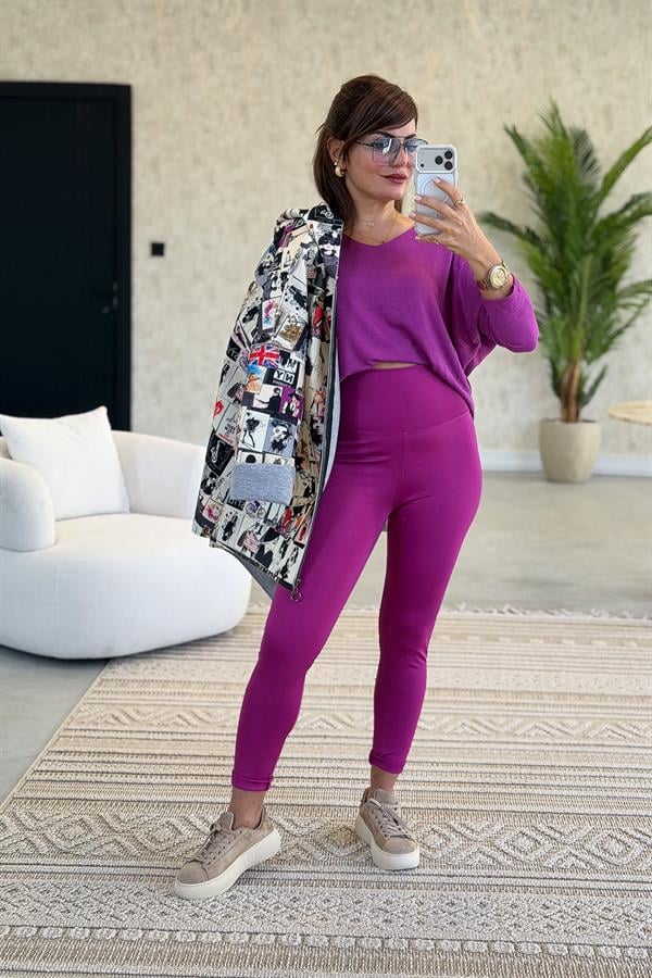 Toparlayıcı Tayt Siklemen Renk