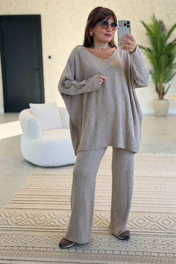 Triko Alt Üst Takım Vizon Renk