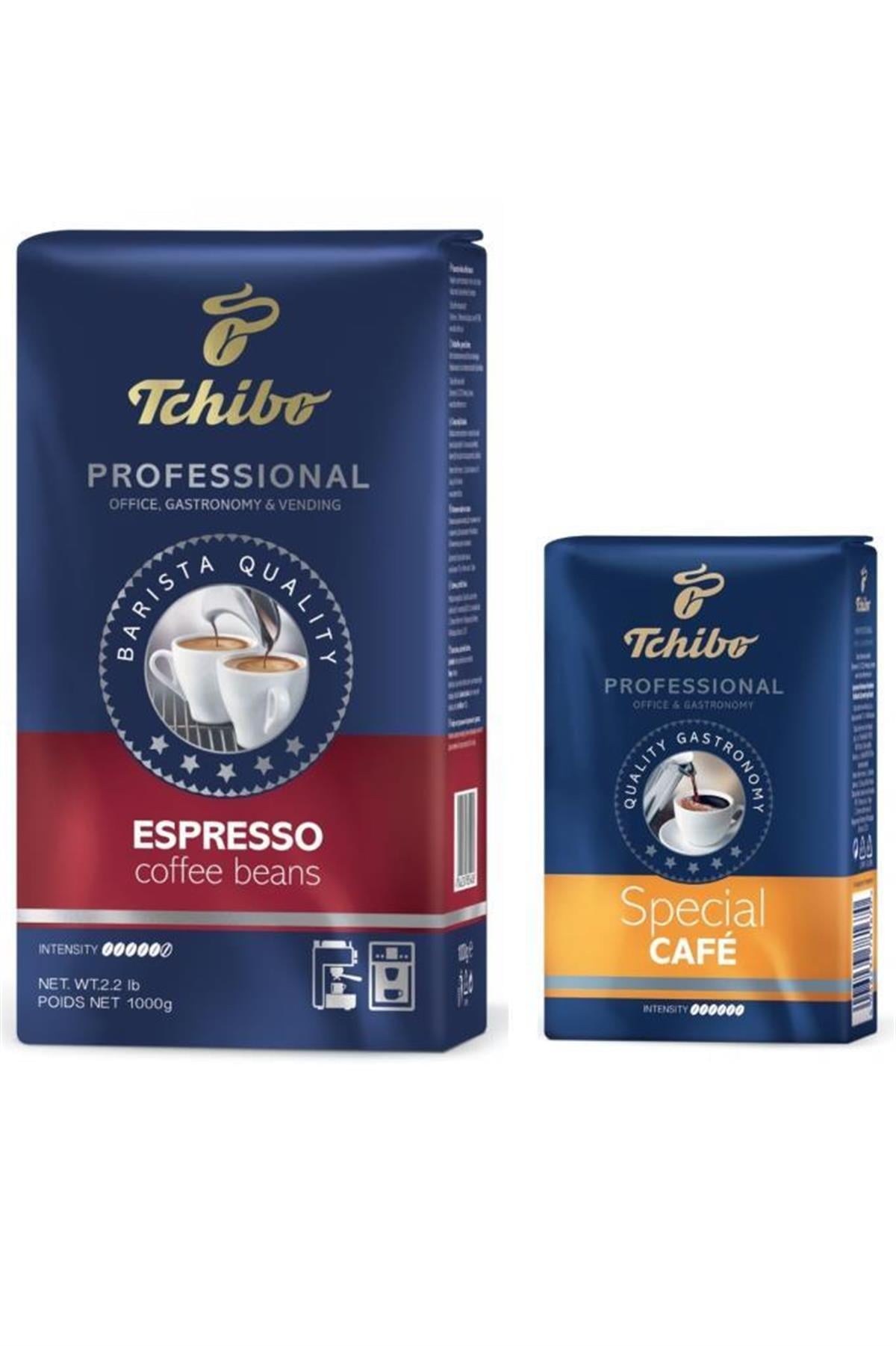 Tchibo Profesional Espresso Çekirdek Kahve 1 kg + Tchibo Profesional Special Filtre Kahve 250 gr