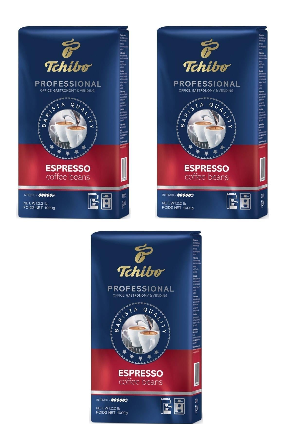 Tchibo Profesional Espresso Çekirdek Kahve 1 kg x 3 Adet