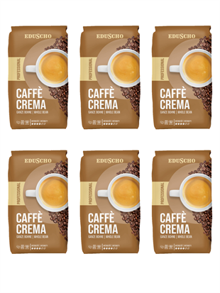 Tchibo Eduscho Caffe Crema Çekirdek Kahve 1kg*6'lı