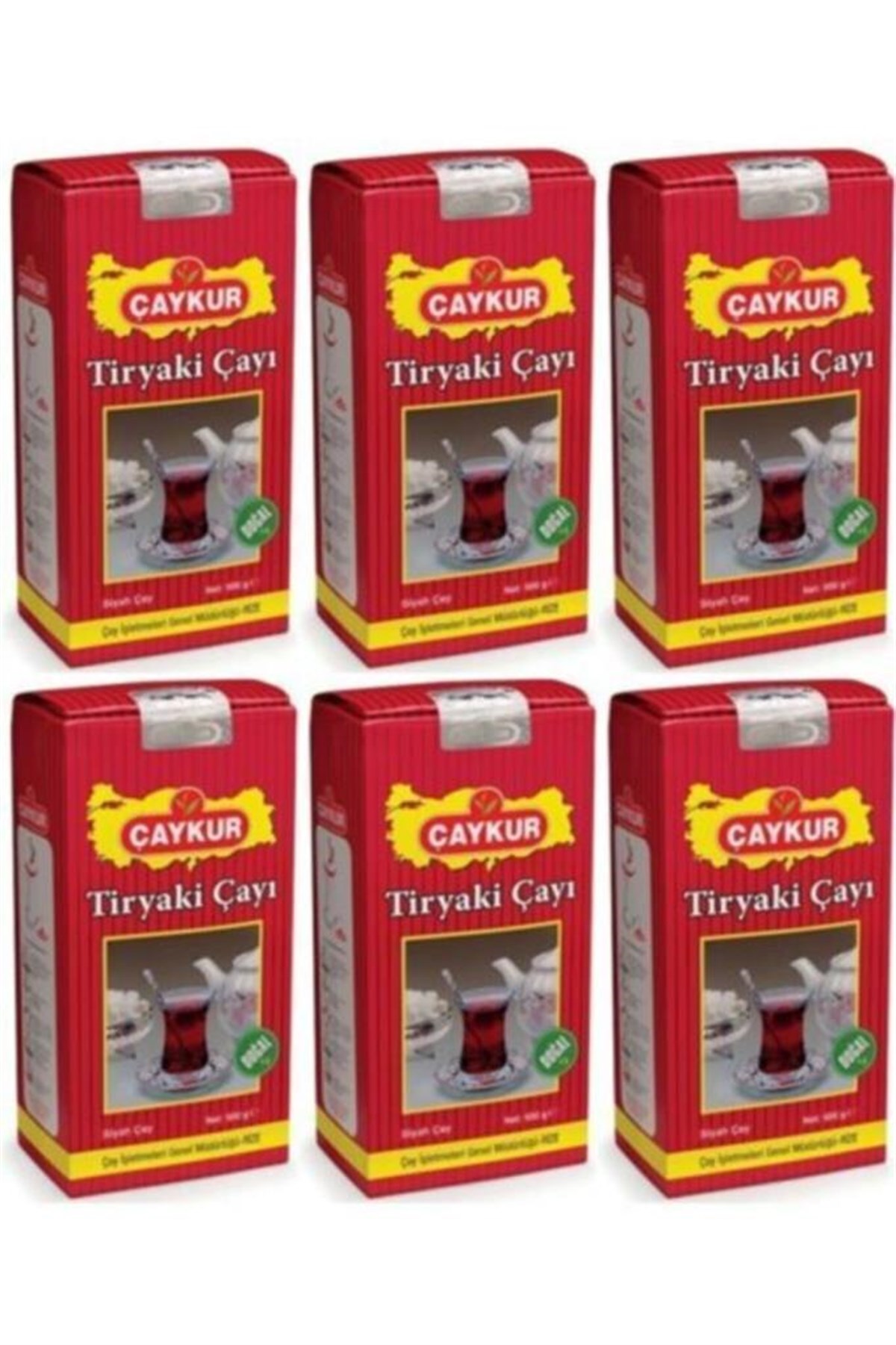 Çaykur Tiryaki 500 gr x 6 Adet Çaykur Markalı Çay Çeşitlerini İnceleyin -  Sinerjikgida.com