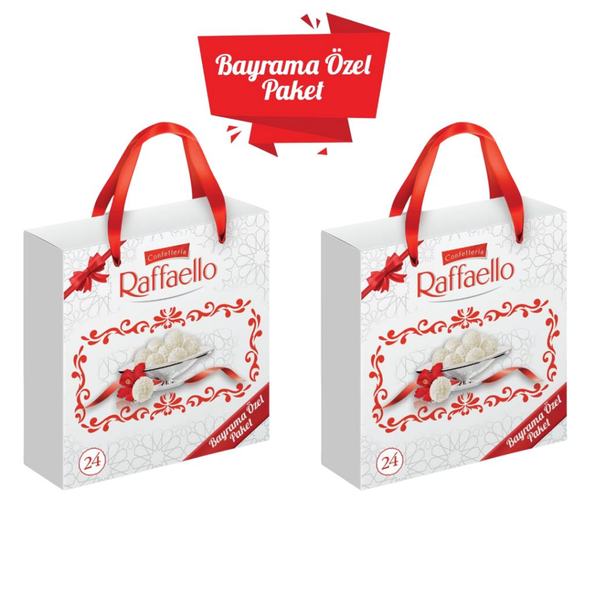 Raffaello Hindistan Cevizi Kaplı Çikolata 24 lü  240 gr x 2 Adet