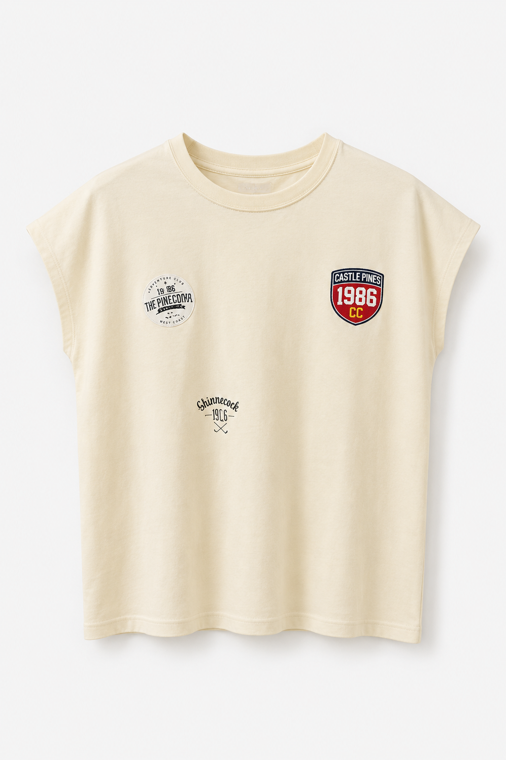 Açık sarı armalı tshirt 