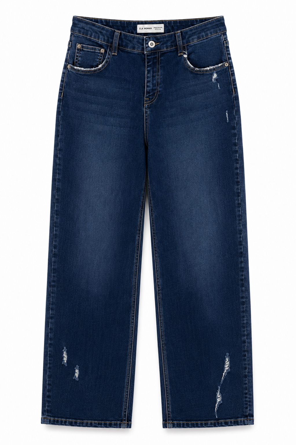 LİKRALI MAVİ JEANS