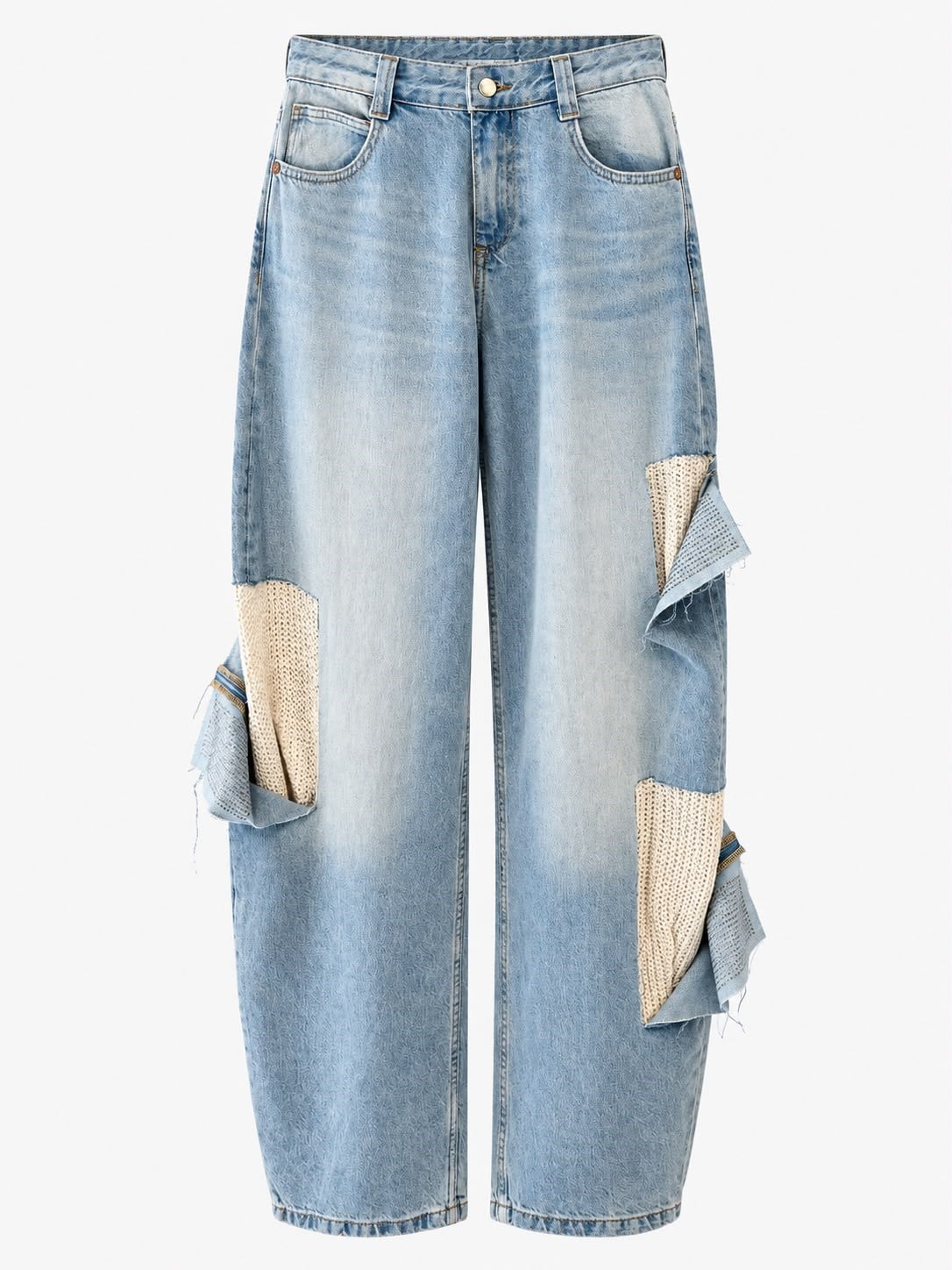 Detaylı Yumuşak Jean Pantolon