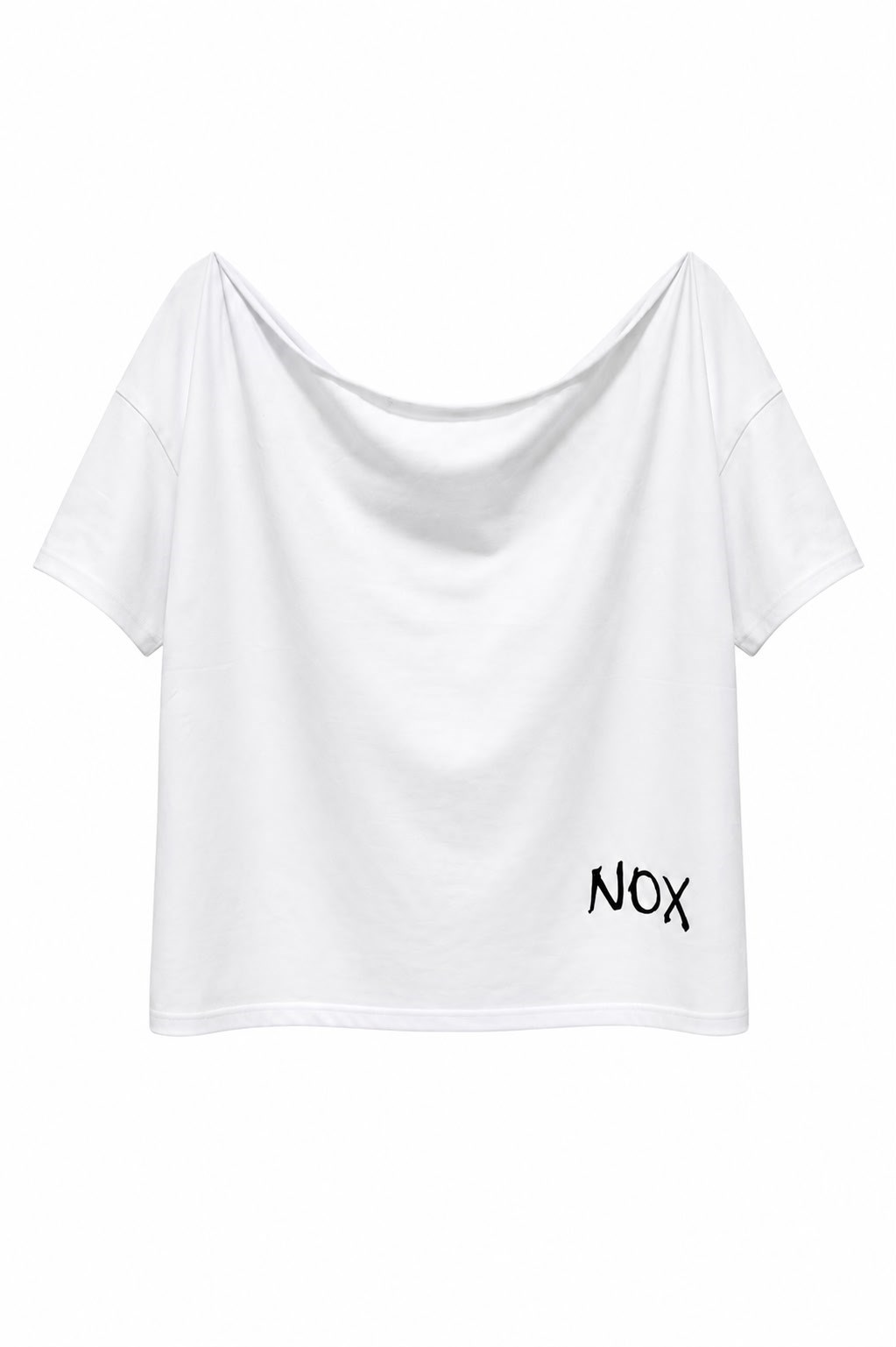 DÜŞÜK OMUZ NOX BASKILI TSHİRT