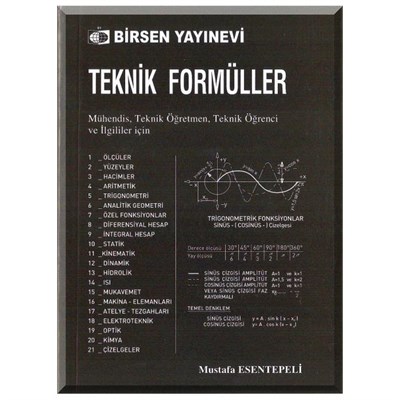 Teknik Formüller / Mustafa Esentepeli