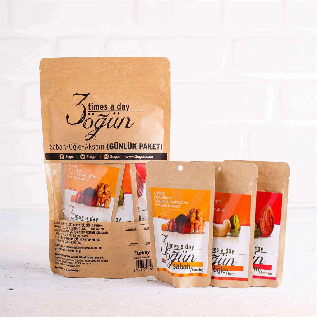 3 Öğün - Günlük Paket (120gr)