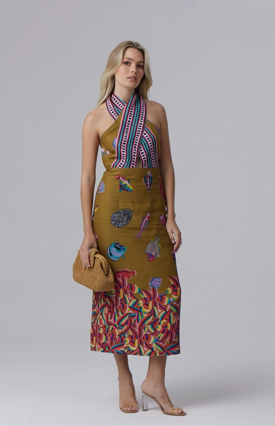 Elegante Linen Dress