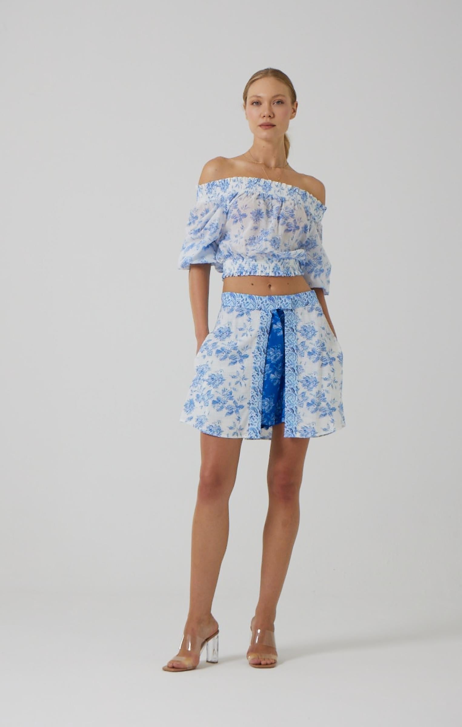 Simone Blouse/Skort Suit