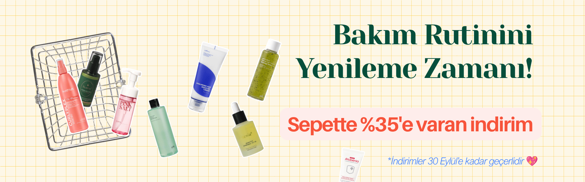 Eylül Sepette İndirim