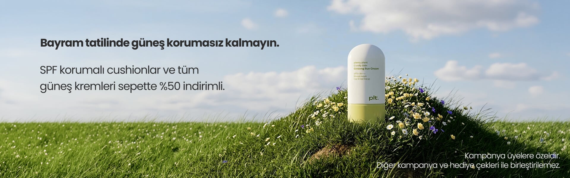 Güneş kremi %50