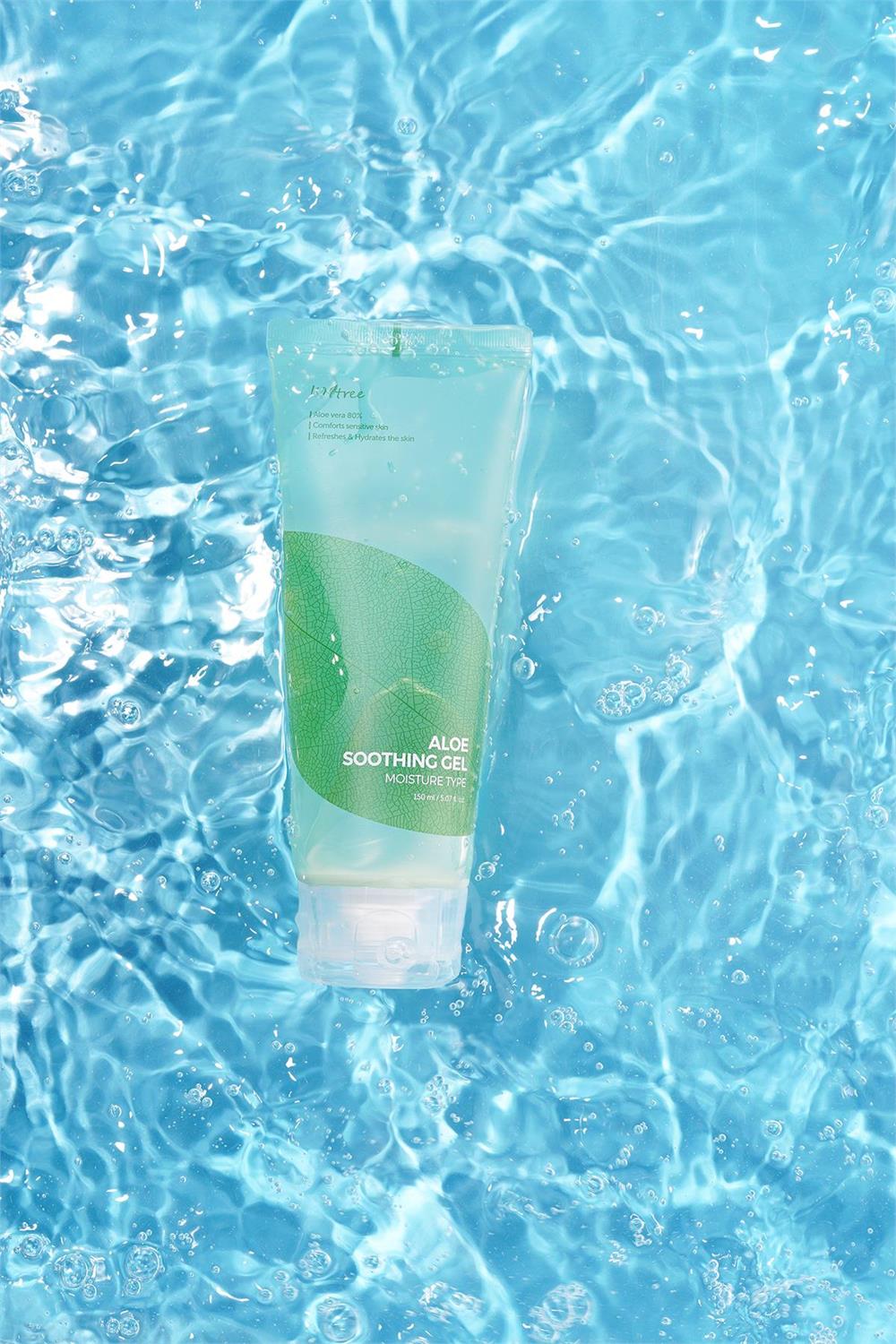 Isntree Aloe Soothing Gel, Moisture 150 ML (Yatıştırıcı ve Soğutucu Bakım Jeli)