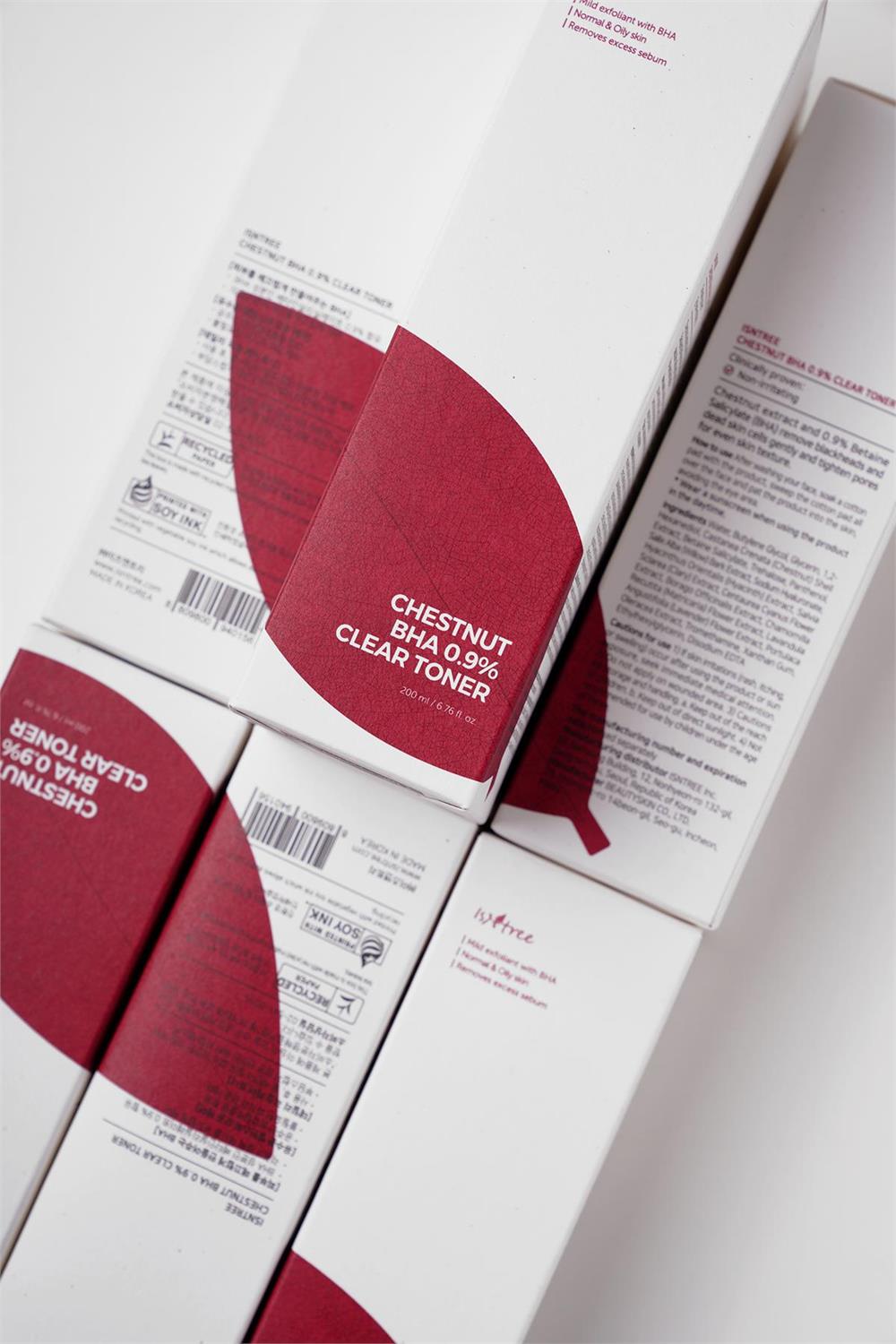 Isntree Chestnut BHA %0.9 Clear Toner 200 ML (Betain Salisilat İçeren Siyah Nokta ve Ölü Cilt Hücresi Bakım Toniği)