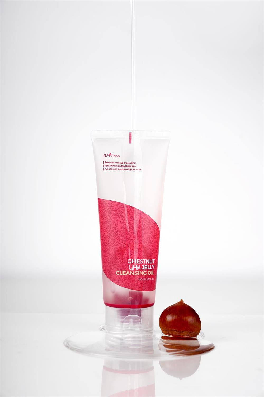 Isntree Chestnut LHA Jelly Cleansing Oil 150 ML (Siyah Nokta Bakımı ve Derinlemesine Makyaj Temizleme Yağı)