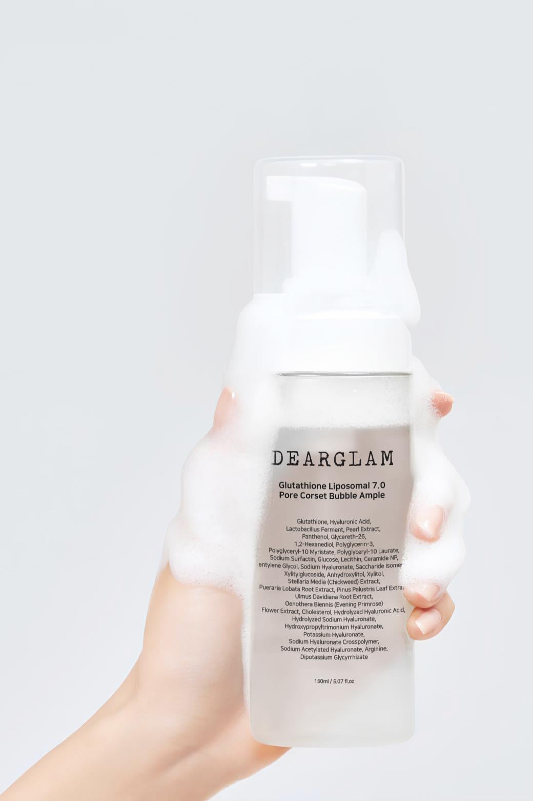Dearglam -Gözenek Sıkılaştırıcı Köpük Serum- Glutathione Liposomal 7.0 Pore Corset Bubble Ample 150 mL