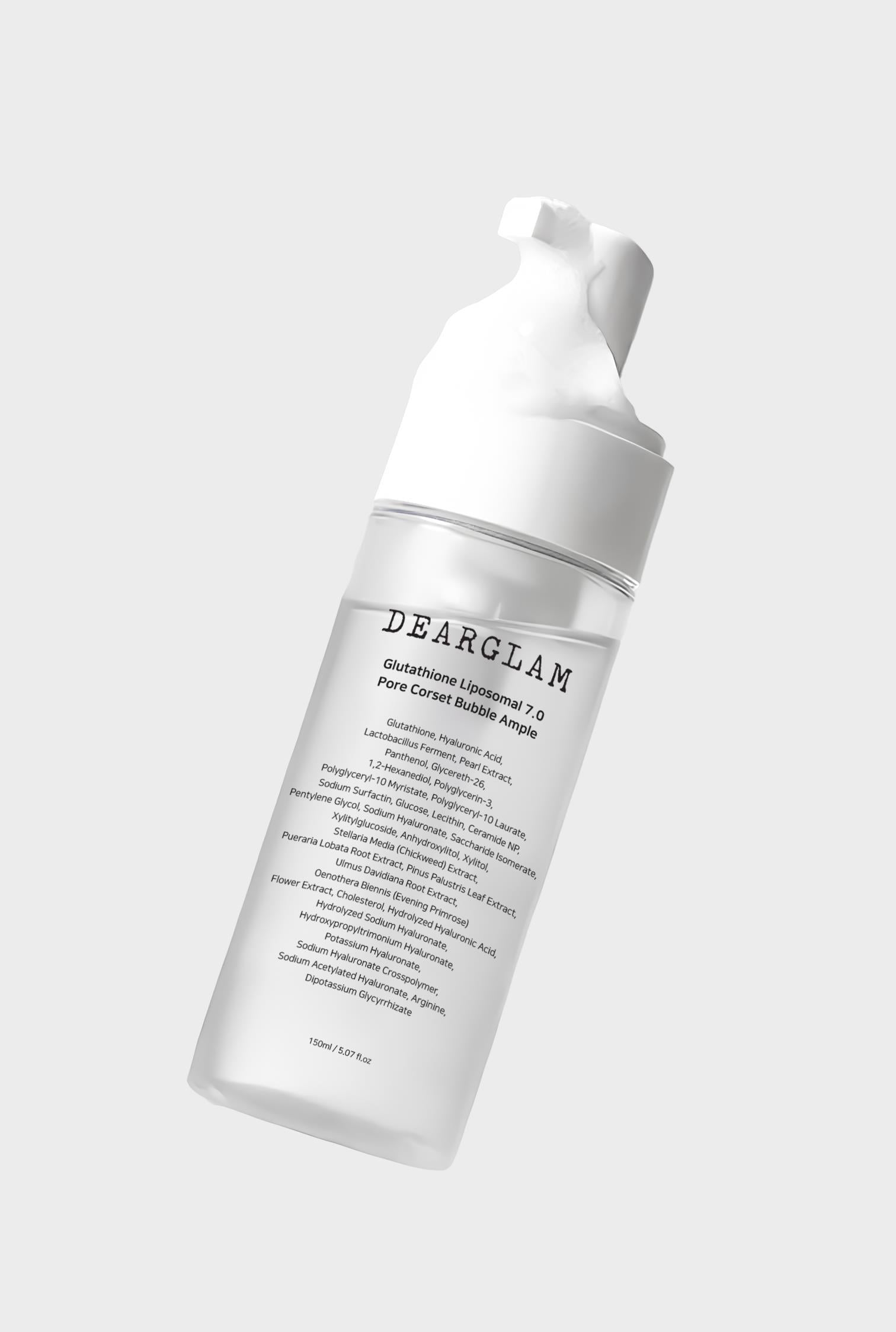 Dearglam -Gözenek Sıkılaştırıcı Köpük Serum- Glutathione Liposomal 7.0 Pore Corset Bubble Ample 150 mL