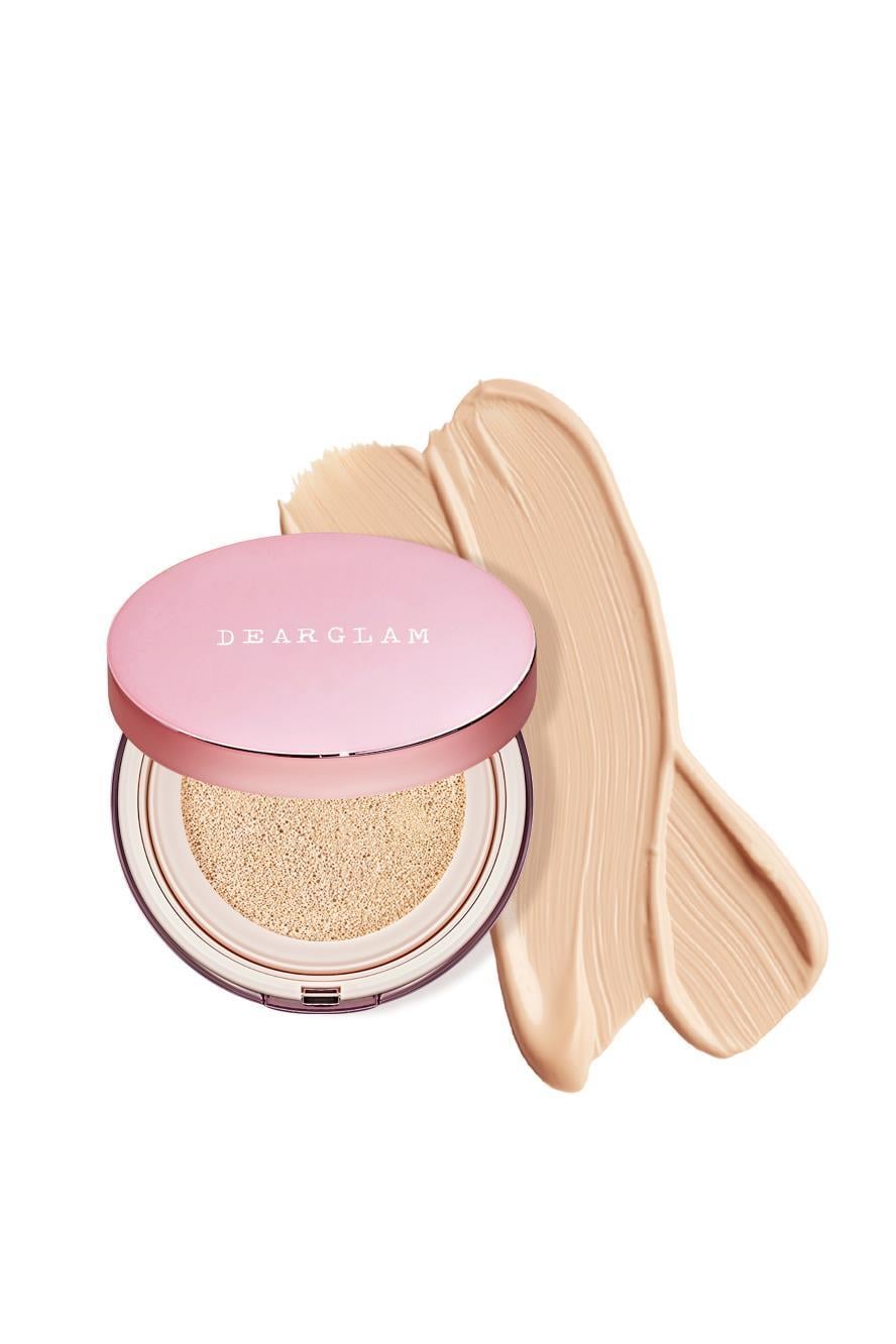 Dearglam -Işıltı Veren Cushion Fondöten (+1 Refill) Açık Bej- Glow Ampoule Radiance Cushion 21 Light Beige SPF50+/PA++++