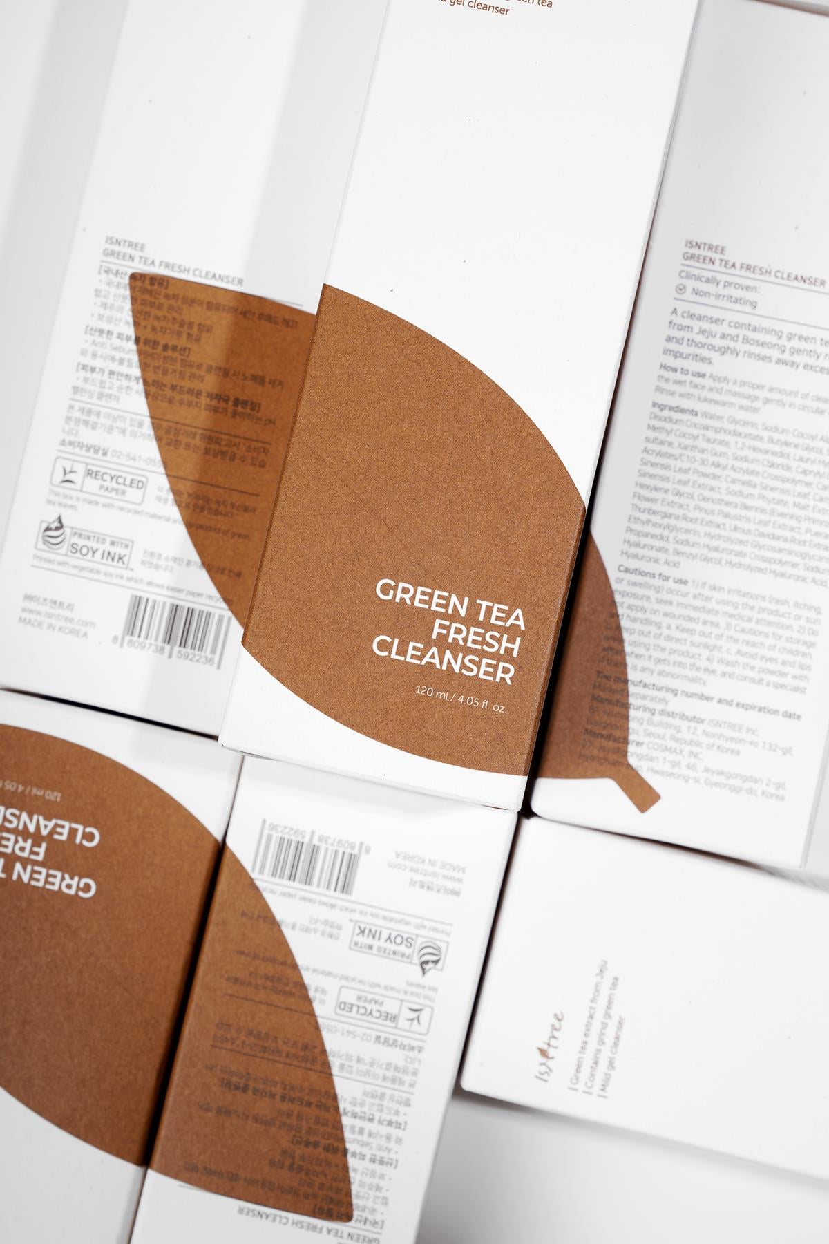 Isntree Green Tea Fresh Cleanser 120 ml (Yağ ve Nem Dengesi Sağlayan Gerçek Yeşil Çaylı Hassas Temizleyici)