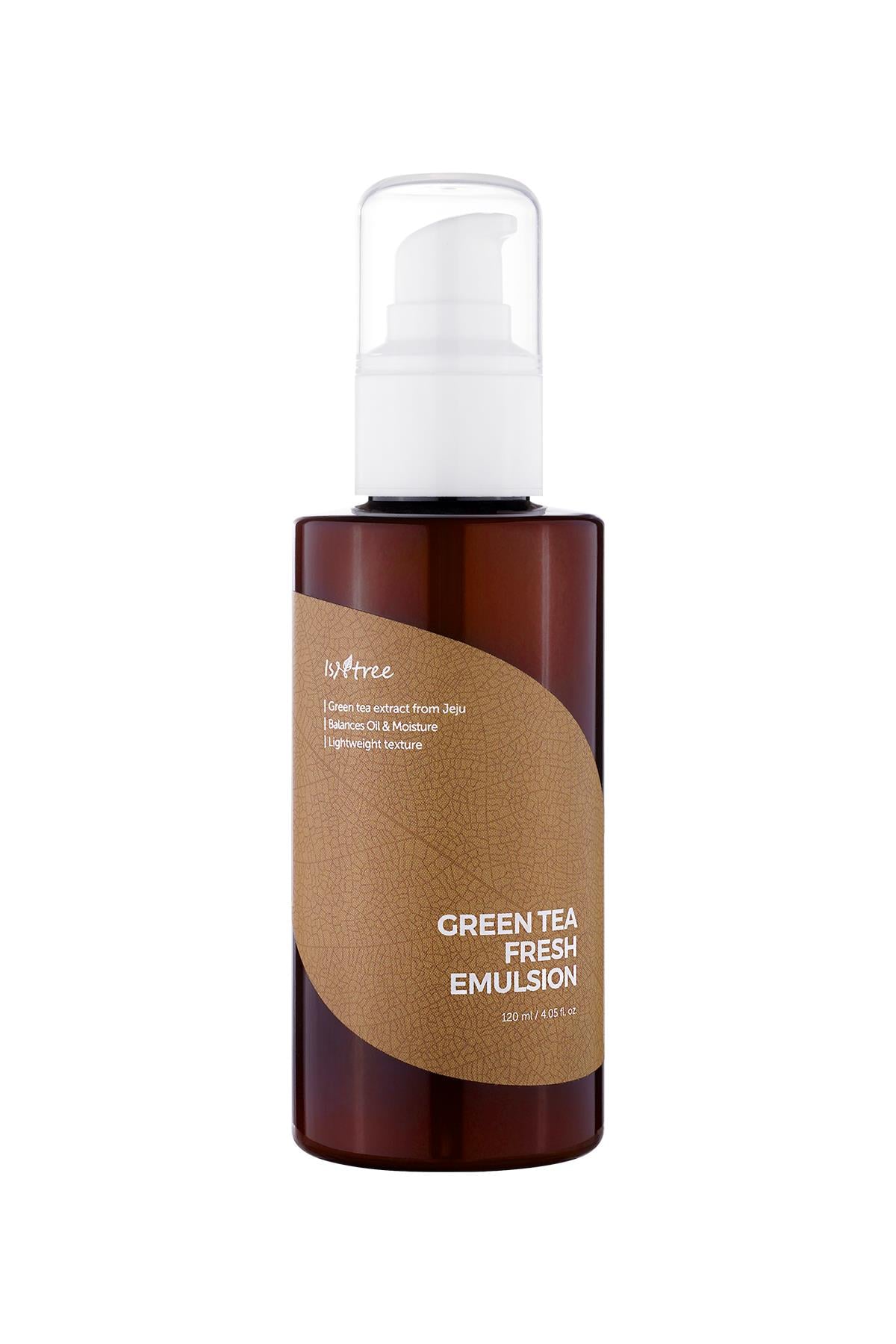 Isntree Green Tea Fresh Emulsion 120 ml (Yağ, Nem ve pH Dengesi Sağlayan Gerçek Yeşil Çaylı Emülsiyon)