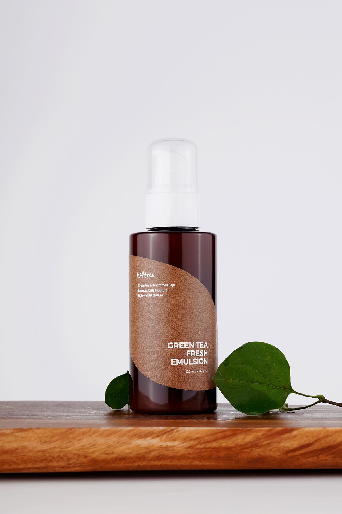 Isntree Green Tea Fresh Emulsion 120 ml (Yağ, Nem ve pH Dengesi Sağlayan Gerçek Yeşil Çaylı Emülsiyon)